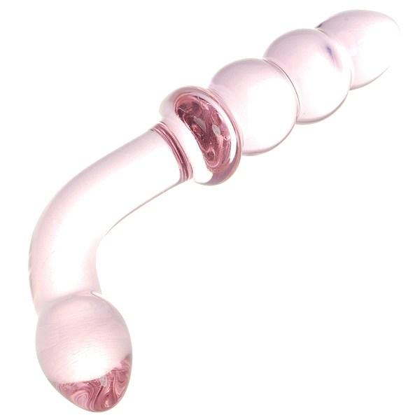 Cheap sale High Borosilicate Crystal Glass Simulation Body Massager (Pink) online