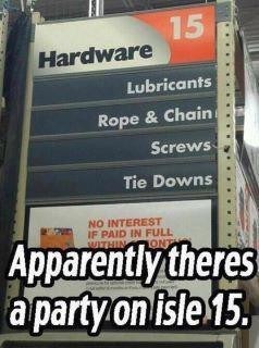Meet me on that aisle, and we will construct our evening.