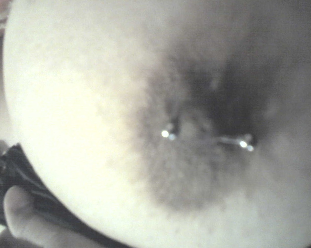 pierced nipple